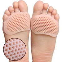 2PCS Silicone Gel Insoles Toe Separator Thumb Valgus Orthopaedic Foot Protector Bunion Adjuster Hallux Guard Feet Care Cushion 1