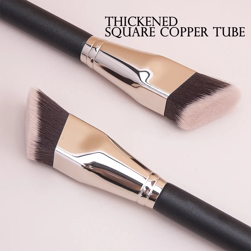 

171S Angled Liquid Powder Makeup Brushes Cream Blush Brush Liquid Foundation Blending Brush Angled Foundation Make up Brush