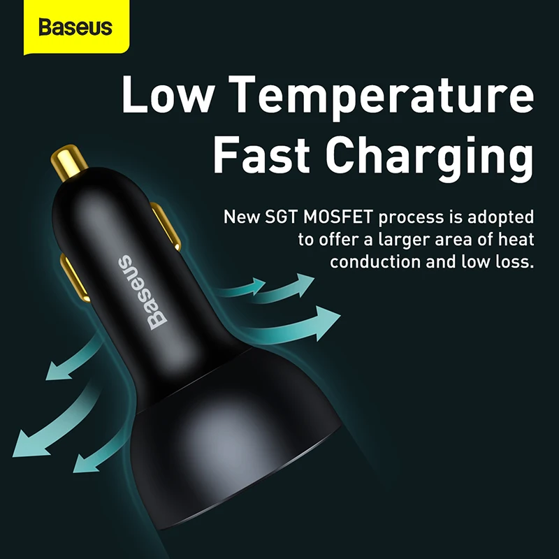 Car Charger 160W Quick Charge 5.0 QC 4.0 PD 3.0 USB Type C 65W For iPhone Xiaomi Macbook Pro Laptop