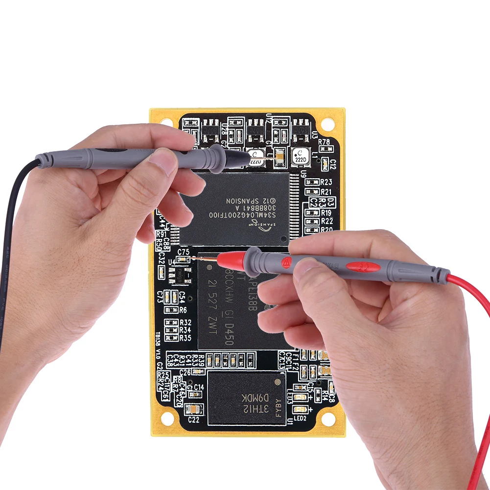 Probe Wire 1000V 20A Multimeter Lead Ammeter test Cord Meter test Pen+2pcs Clips Household Electricity Accessories