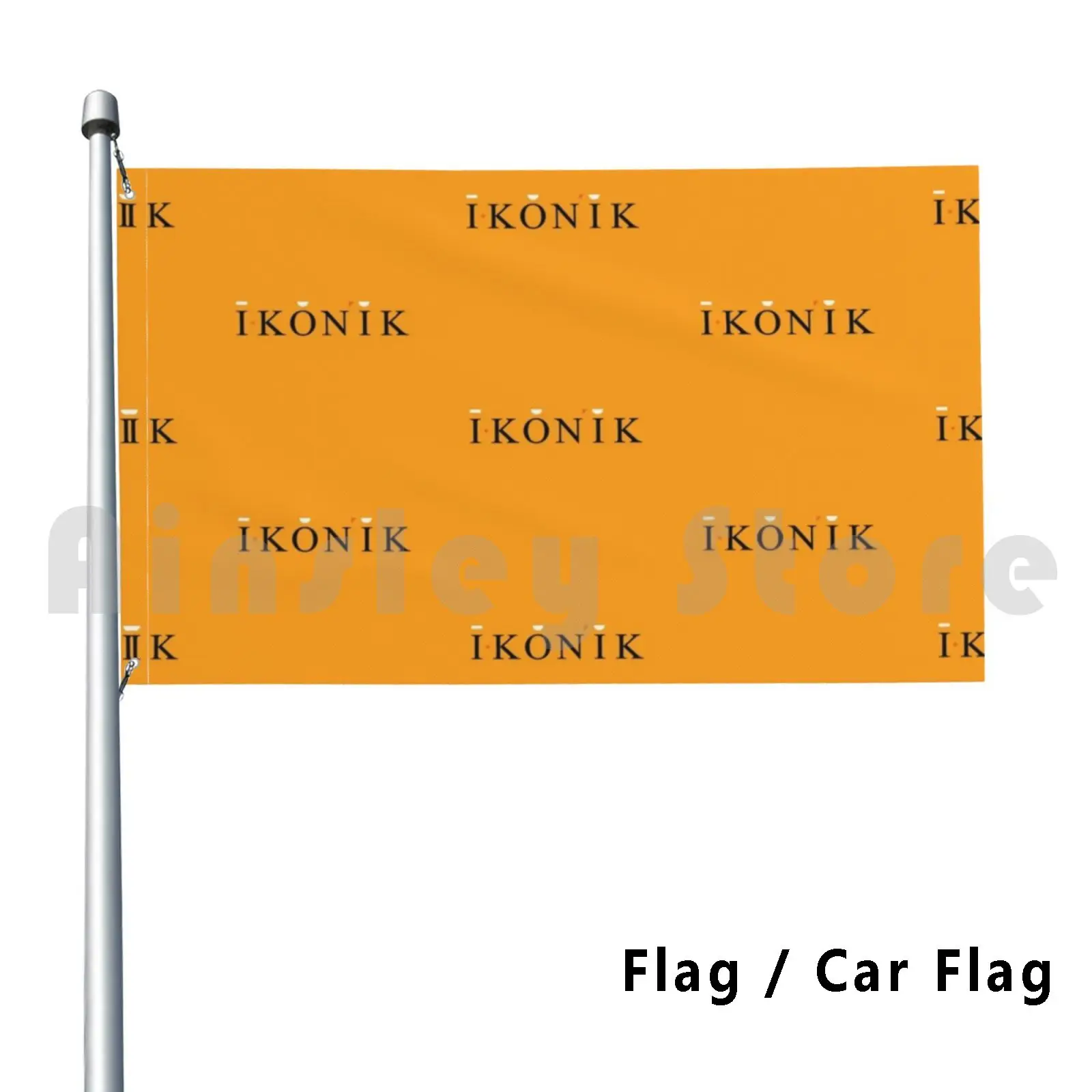 Ikonik Branded Items Outdoor Decor Flag Car Flag Iconic Style Unique Pets New