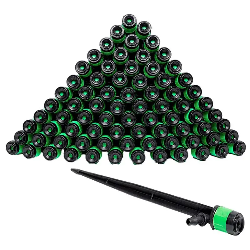 

Garden Watering Drip Irrigation 50Pcs Adjustable Sprinkler 360 Degree Dripper Quick-Connect Drip Emitter For Watering System