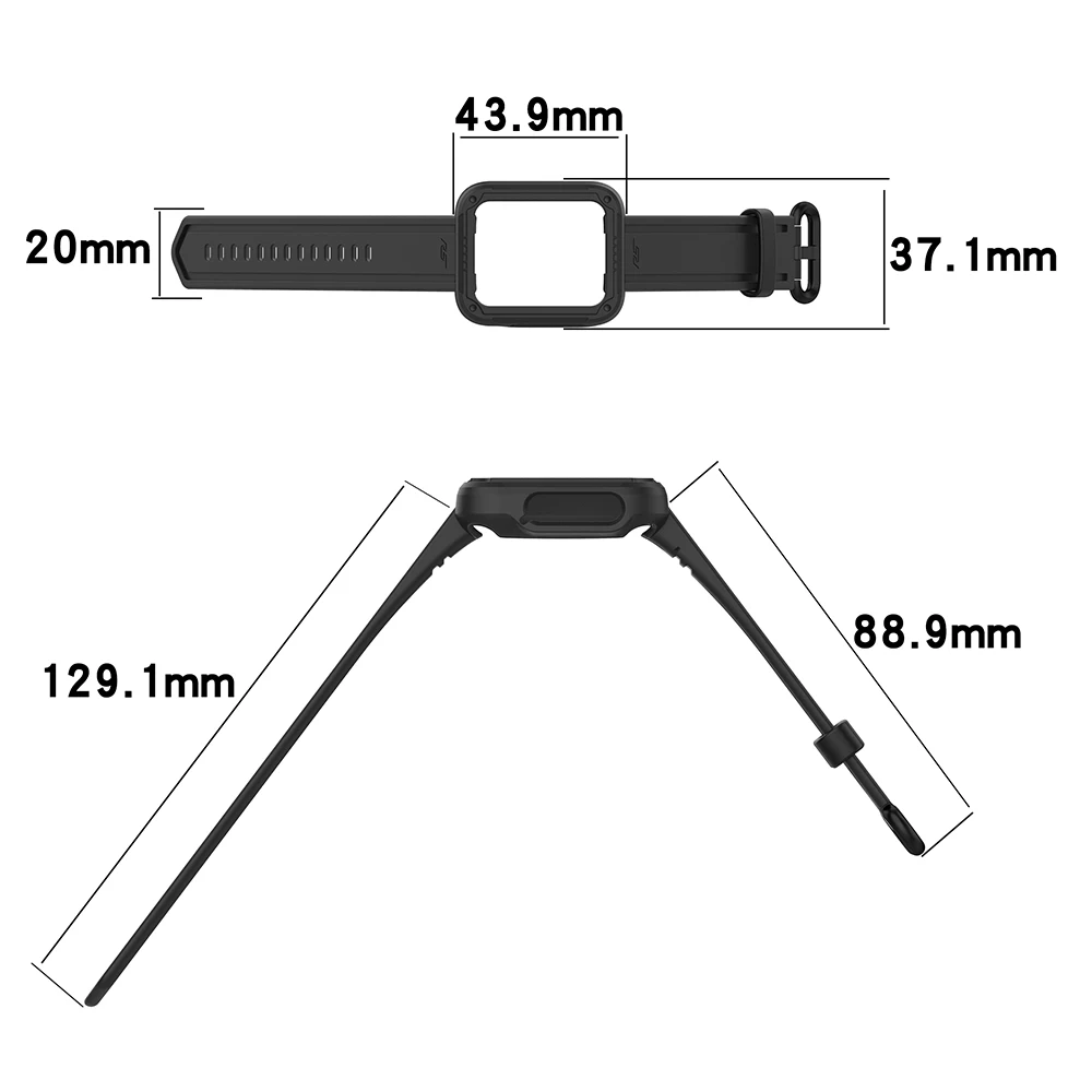 High-Quality Silicone Watch Strap - Adjustable and Durable Replacement Band