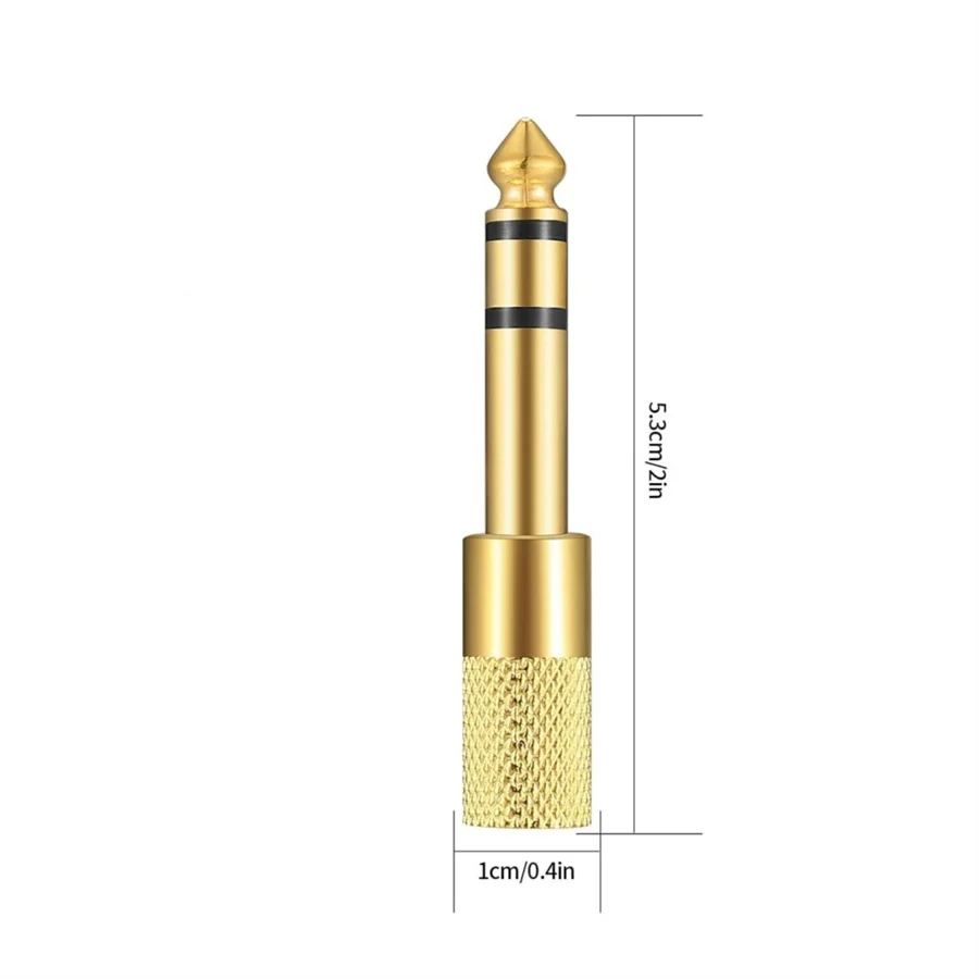 10pcs 6.35 6.5mm 남성 플러그-3.5mm 여성 커넥터 헤드폰 앰프 오디오 어댑터 마이크 AUX 6.5 3.5mm 변환기