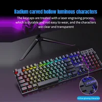 104 key Backlit Mechanical Keyboard Wired Gaming Keyboard waterproof Luminous keyboard And Mouse Set for Gamer PC Laptop Office 4