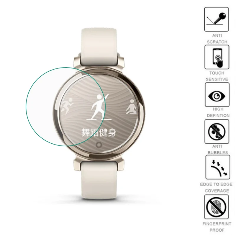 Фото Мягкая прозрачная защитная пленка из ТПУ для смарт-часов Garmin Lily 2, защитная крышка экрана дисплея смарт-часов, аксессуары Lily2, 5 шт. №1