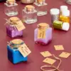 Mini Glass Jars with Cork Stoppers, Small Jars with Cork Jars for Gift Favors, Spices, Herbs, Glitter, DIY Crafts 4