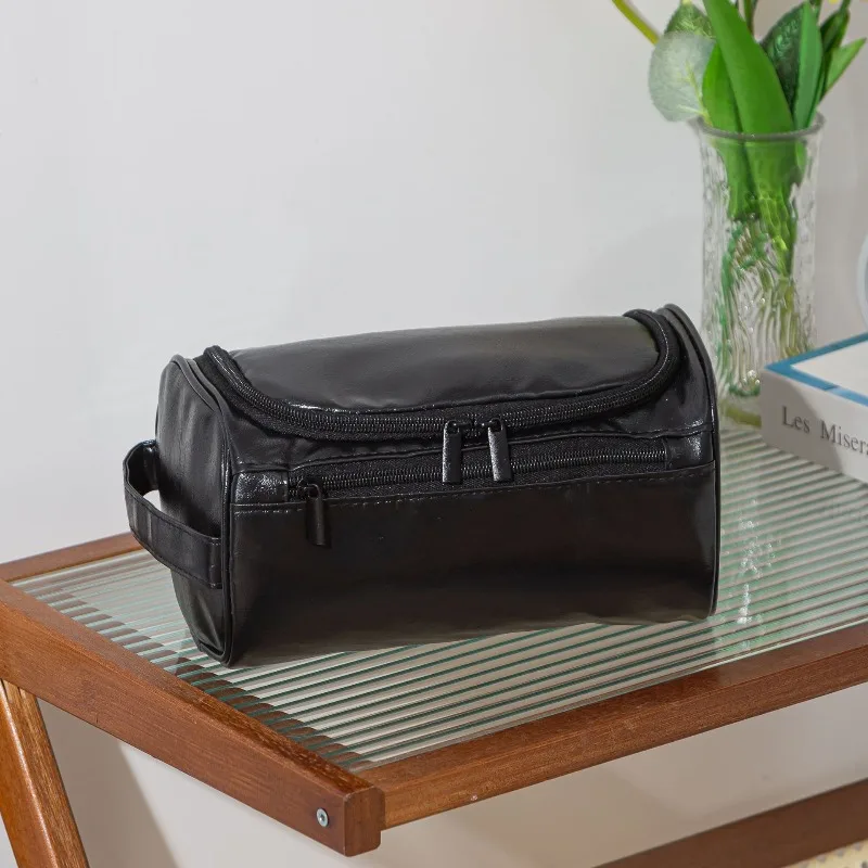 Luxury Leather Hanging Toiletry Bag