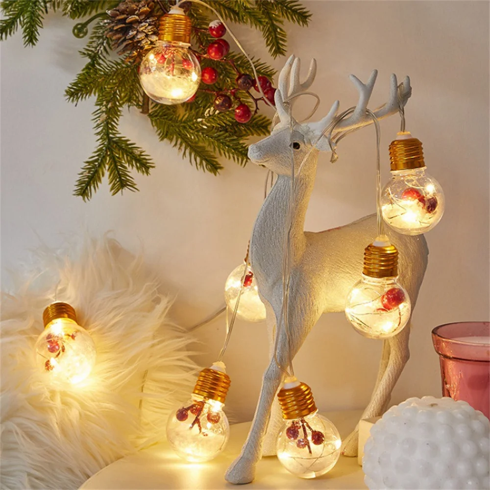 Battery Operated Globe Ball String Lights Christmas Tree Lights