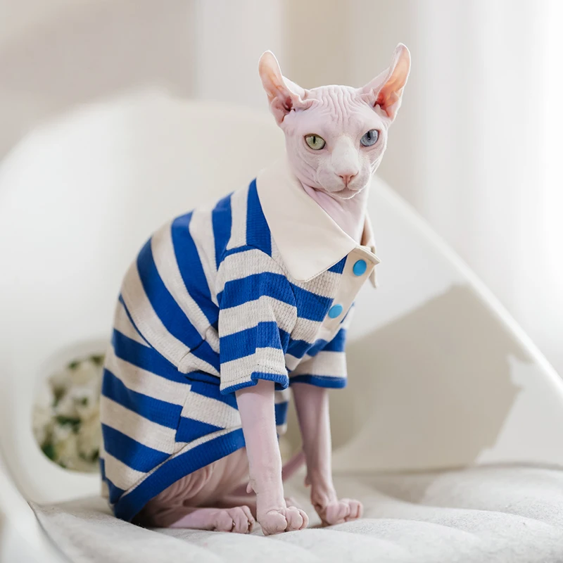 SphynxCatClothesHairlessCatTshirt100CottonSoftSummer