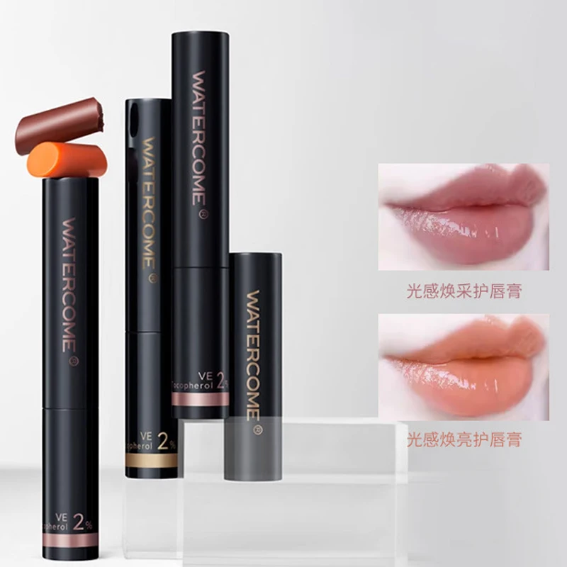 WATERCOME Color-changing Lip Balm Moisturizing and Anti-drying Lip Balm Dilutes Lip Lines