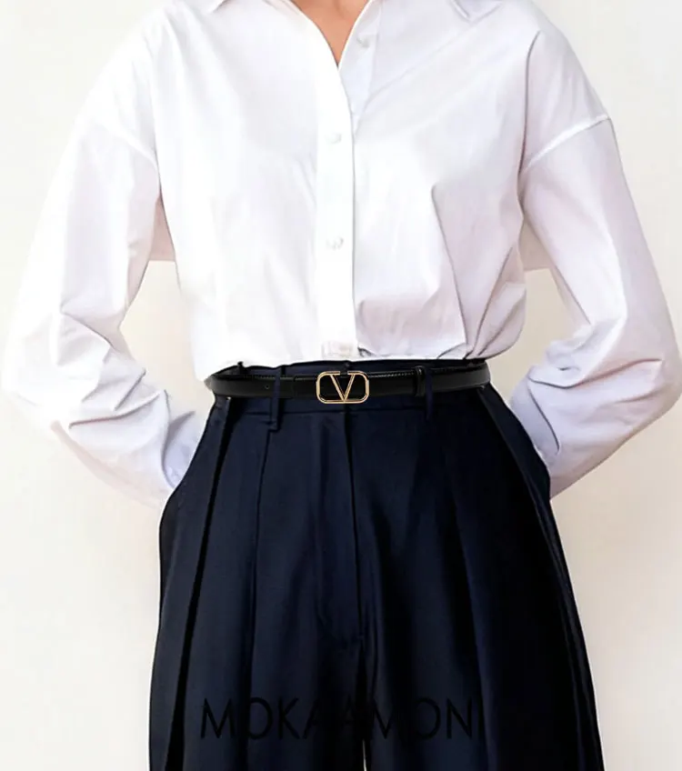 Parisian Women's Fashion Belt Versatile Plain Pattern Casual Accessory for All Seasons Sale Bangladesh