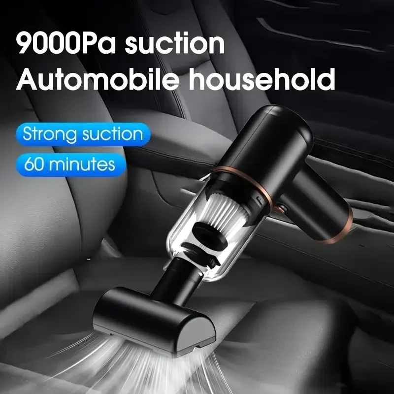 

Protable Car Vacuum Cleaner, 9000pa Cordless Handheld Strong Suction Car Vacuum, Small Rechargeable Vacuum Cleaner For Car, Pet