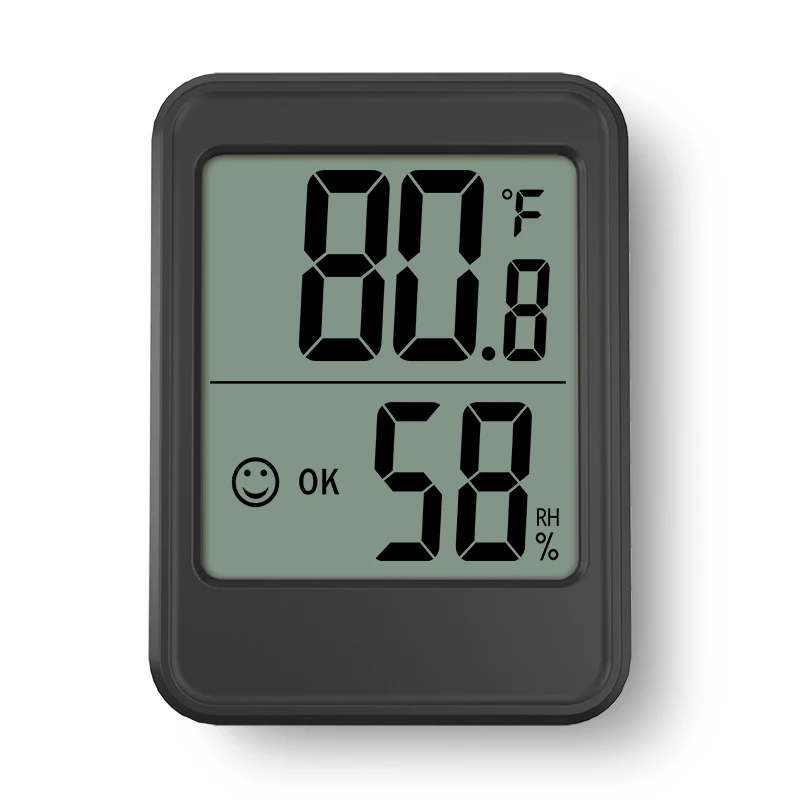 Touch Screen Digital Thermometer and Hygrometer with Backlight and Magnet