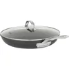 12pc Hard Anodized Nonstick Cookware Set w/Glass Lids (Set Includes: 10" Fry, 12" Fry w/Lid, 2 Qt Sauce w/Lid, 3 Qt Sauce w/Lid 5