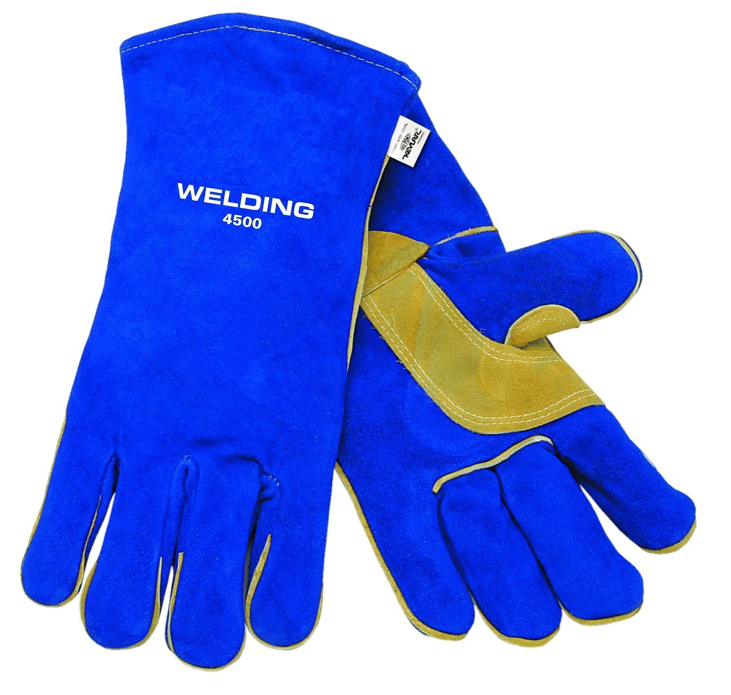 

Leather Work Gloves Leather Driver Gloves Comfoflex Blue DBL Split Cow Leather Welding Gloves