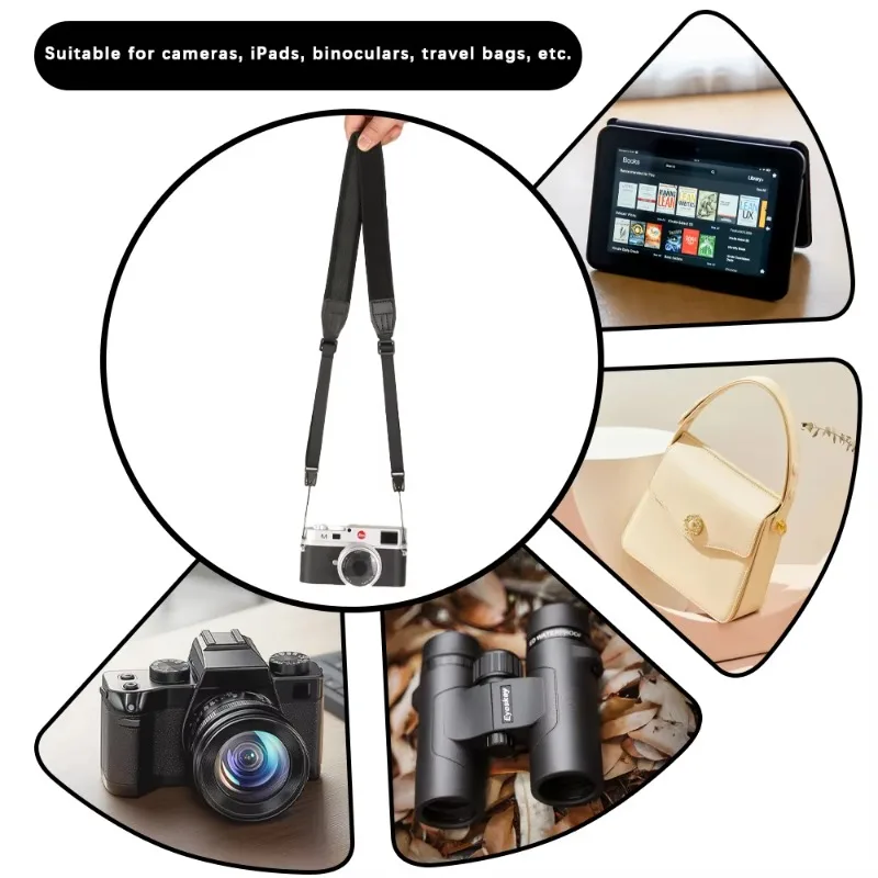 카메라 스트랩 나일론 조절 가능한 어깨 목 벨트 니콘 캐논 SLR DSLR 디지털 카메라용 퀵 릴리스 슬링 편리한 촬영