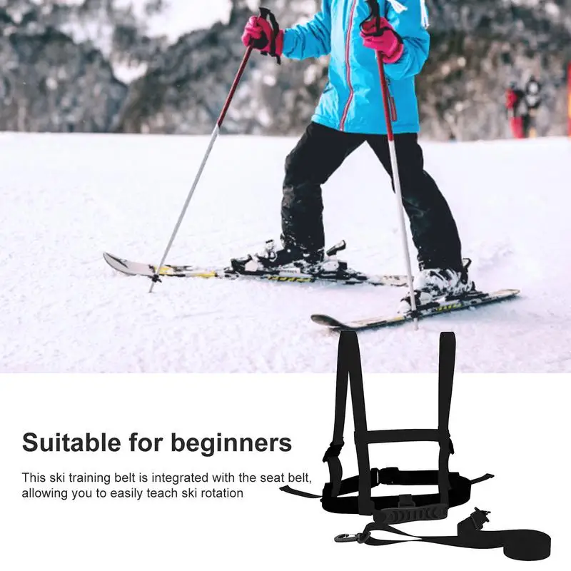 Child Ski Harness Toddler Ski Harness Adjustable Multi-Purpose Shock Absorbing Snowboard Straps Speed Control Snowboard