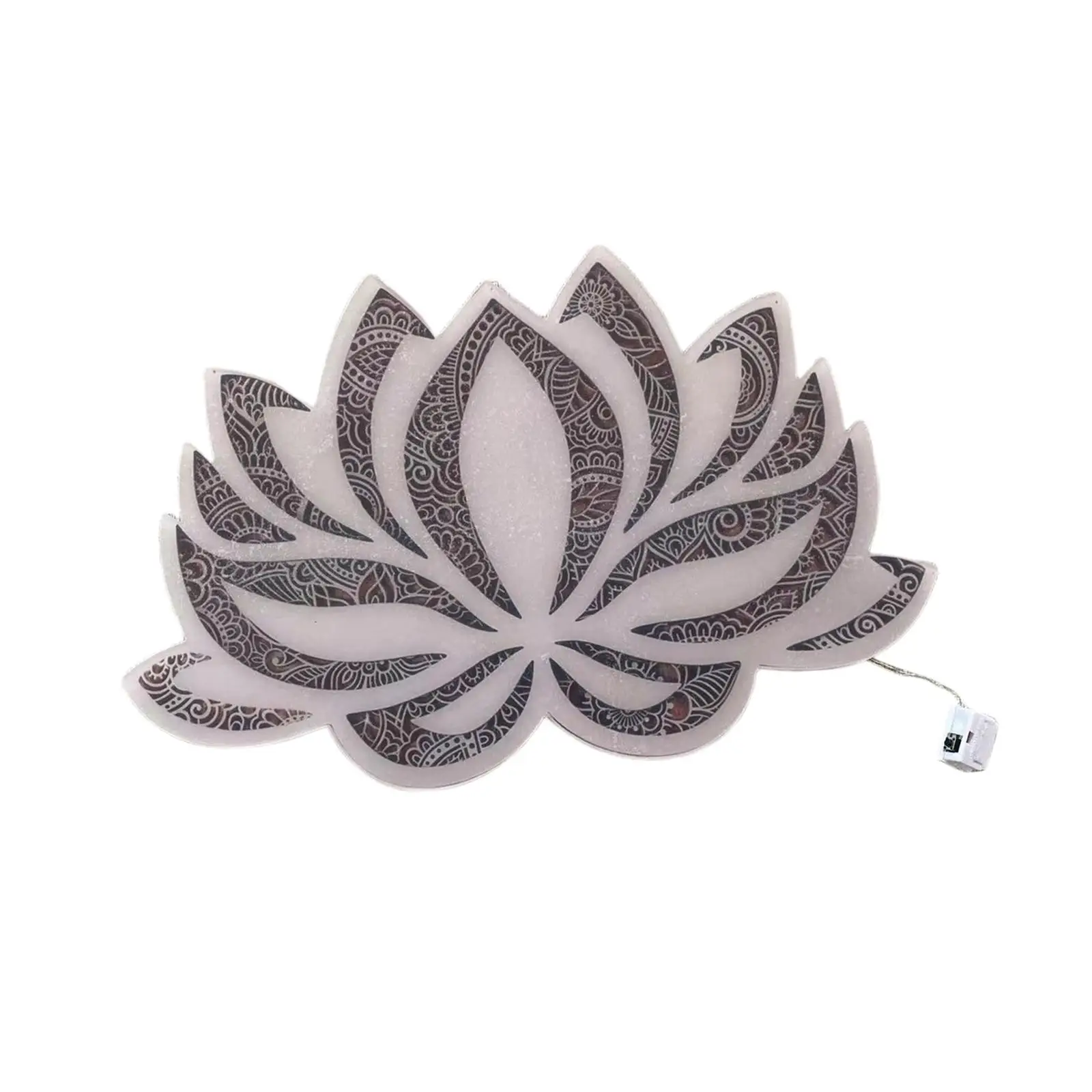 

Lotus Flower Night Light Atmosphere Light Lighting Creative Lotus Table Lamp for Room Garage Drawing Room Bathroom Stairs