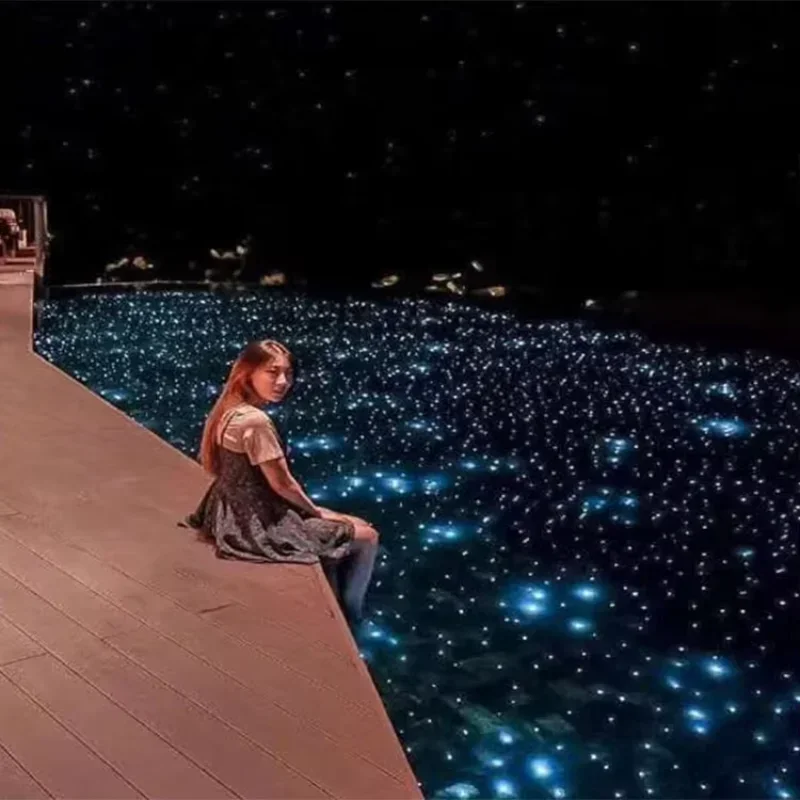 waterproof underwater fiber optic light end fittings for sauna room ceiling star lights