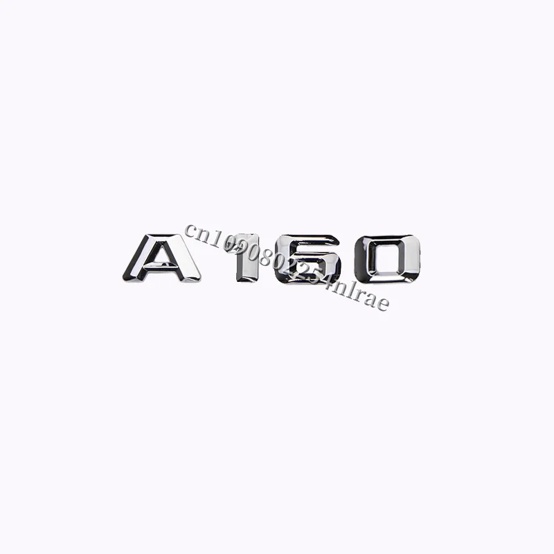 A160 A180 A200 A220 A250 A260 메르세데스 벤츠 A 클래스 용 편지 로고 자동차 스티커 후면 부츠 라벨 트렁크 배지 수리