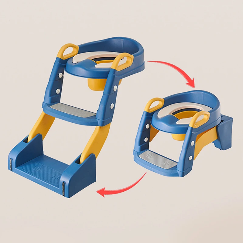 Baby Potty Toilet Training Seat Multifunctional Household Foldable Foot Stool Baby Toilet Training Ladder For Kids