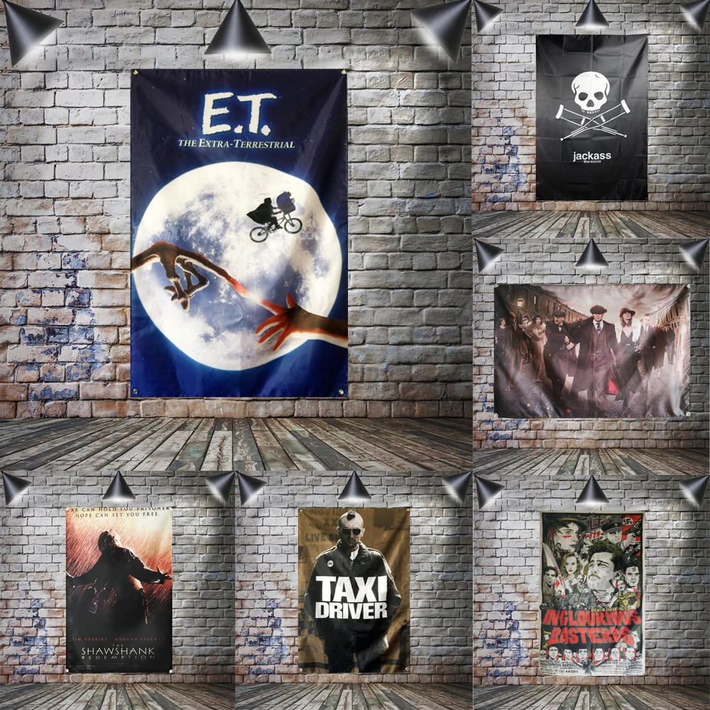 MovieBannersHomeBackgroundDecorationPosterWallStickerCafe