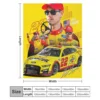 Joey Logano Next Gen Mustang 2022 Throw Blanket Bed Fashionable Plaid on the sofa manga Blankets 6