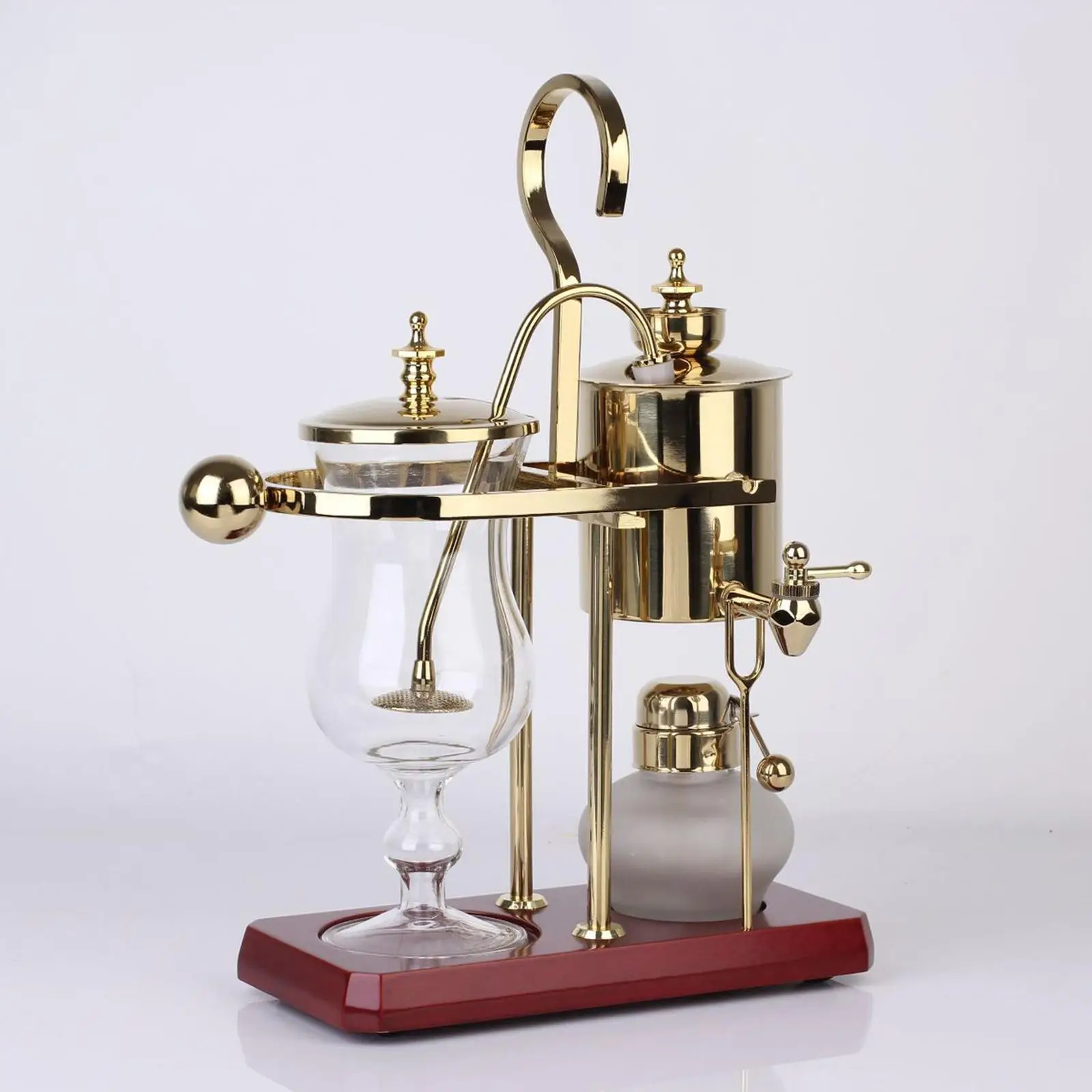 Siphon Coffee Maker Anti Slip Kitchen Cookware Manual Elegant Belgium Brewing Machine for Hotel Kitchen Camping coffee