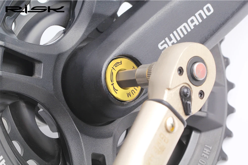 Description Picture 6 of itemRISK Bicycle Bolts Square Hole Crankset Screws M8*15mm Waterproof MTB Road Bike Crank Fixing Bolts Titanium Bicycle Accessories