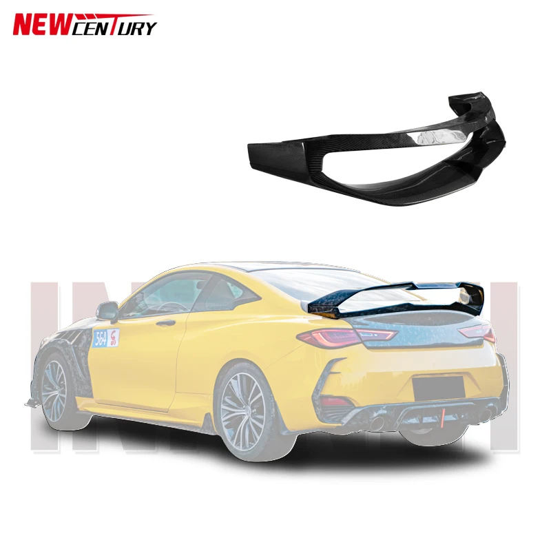 For 2016 Q60 Modified MBJ Style Carbon Fiber Rear Wing Carbon Car ...