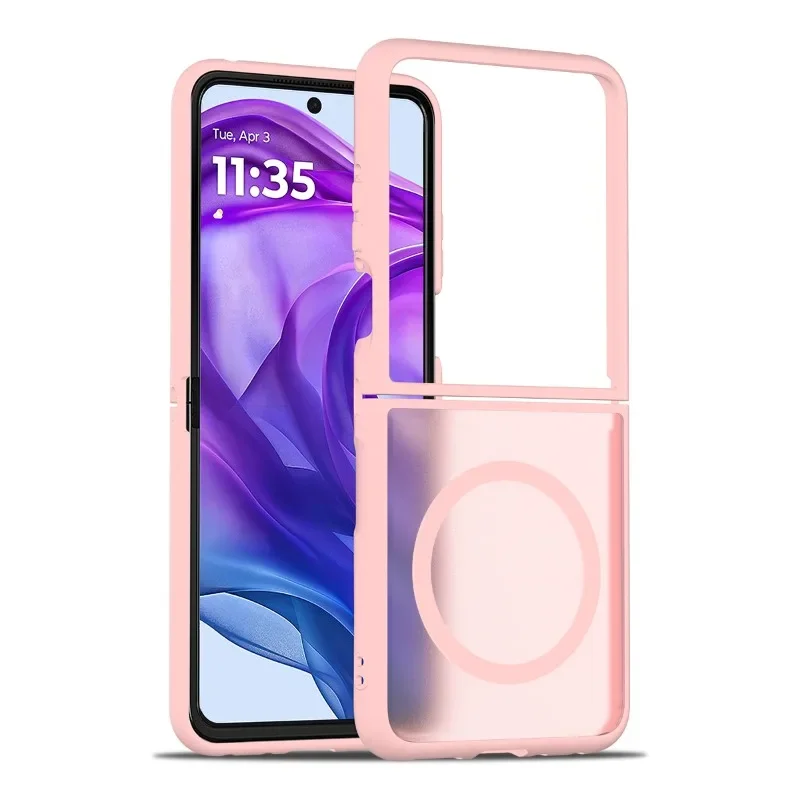 Frosted Anti-Drop Slim Magnetic Phone Shell with Skin-Feel Finish