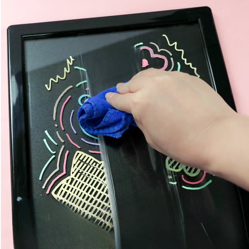 8-color Macaron Liquid Chalk Water-based Erasable Dust-free Blackboard Glass Lamp Board Pen Student Graffiti Drawing Highlighter