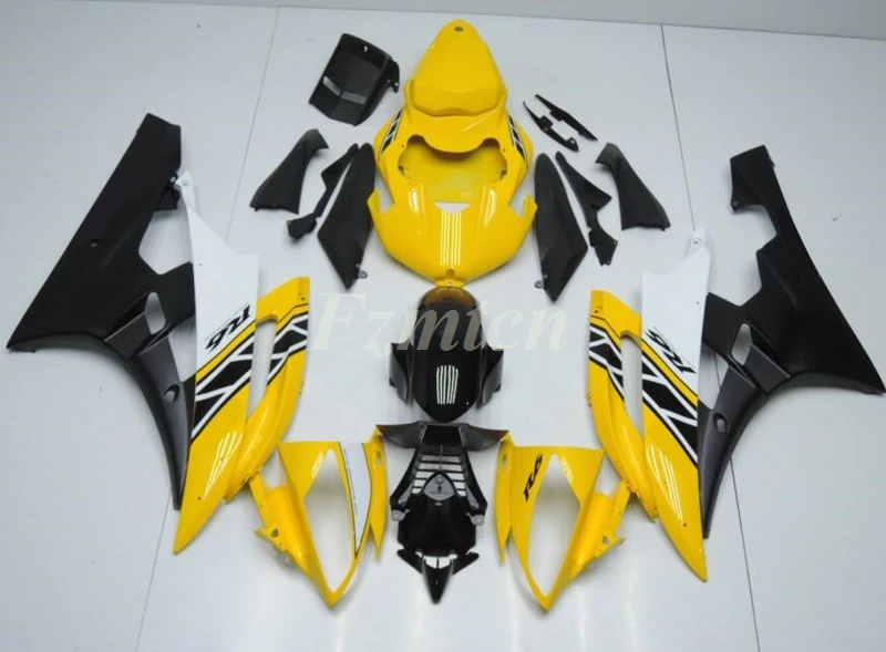 

4Gifts New ABS Motorcycle Fairings Kit Fit For YAMAHA YZF-R6 2006 2007 06 07 Bodywork Set Custom Yellow