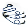 S766ed1332f8342d78b5d5654d1cb6f61R.jpg Nylon Weave Three Heads One Drag Three Dog Leash Round Rope Pet Traction Belt Dog Chain Strong Safety Dog Lead Leash Foam Handle