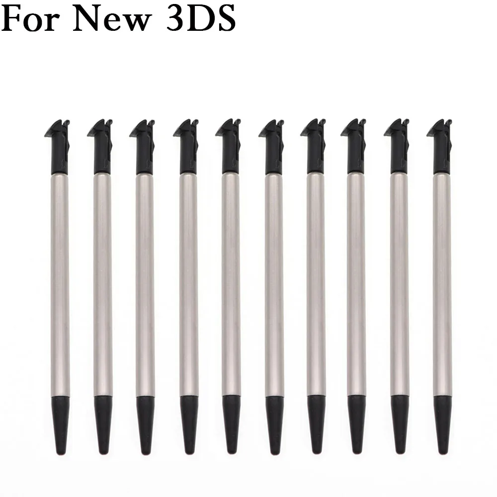 Plastic Stylus Touch Screen Metal Telescopic Stylus Pen 10pcs for Nintendo 3DS XL LL New 2DS / 3DS LL XL For NDSL NDSi stylus pen,touch pen