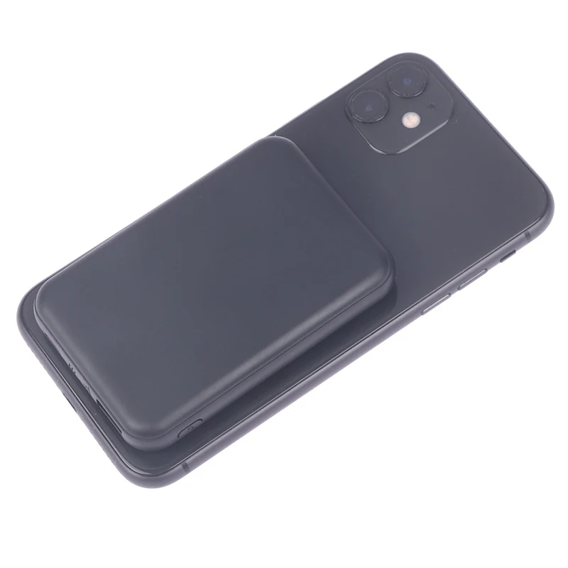 맥세이프 배터리용 미니 마그네틱 보조배터리, 무선 고속 충전 외장 배터리, 5000mAh