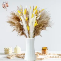 90Pcs Natural Dried Flowers Pampas Bouquet