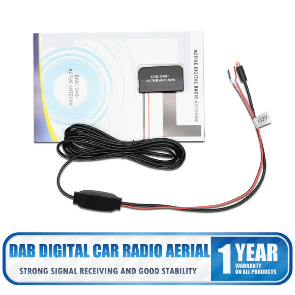  DAB DAB+ Radio Receiver Antenna, Car Digital Radio Receiver Car  Radio Aerial with MCX Male Port : Electronics