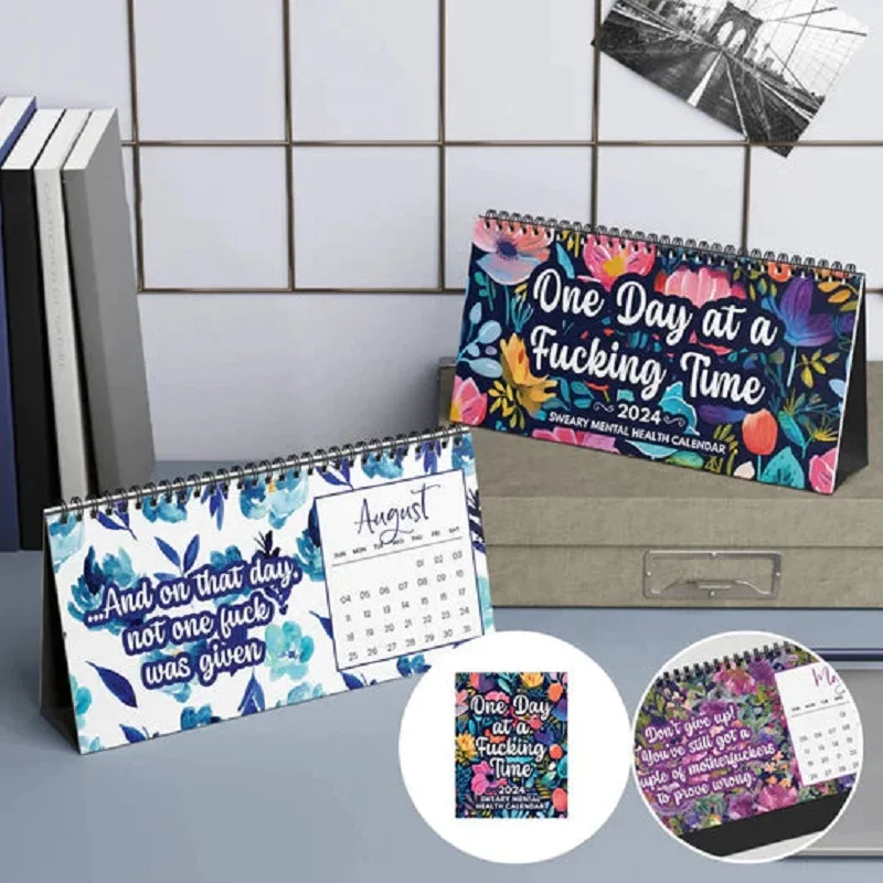 Mental Health Calendar 2024 Funny Sweary Calendar Desk Calendar Wall  Calendar With Sweary Affirmation Monthly Planner Home Decor - AliExpress