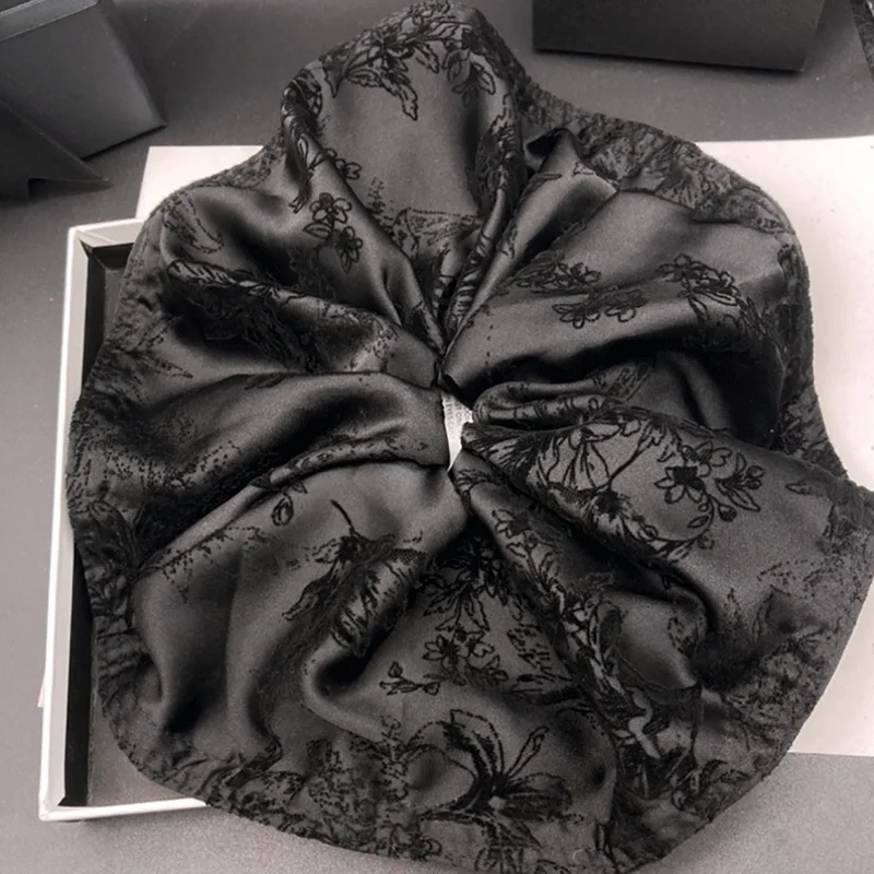 Retro Satin Samt Haargummi Für Damen Elegantes Haarband_voghion.com