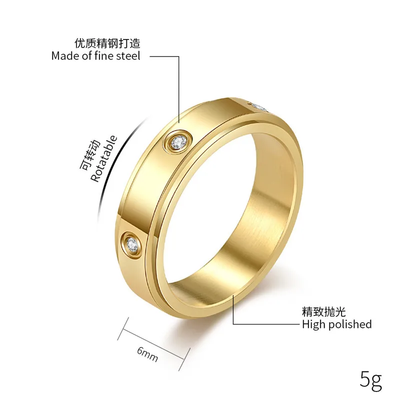 His Hers Couples Wedding Ring Set Women's CZ Spinner Engagement Ring Men's Tungsten Carbide Wedding Band