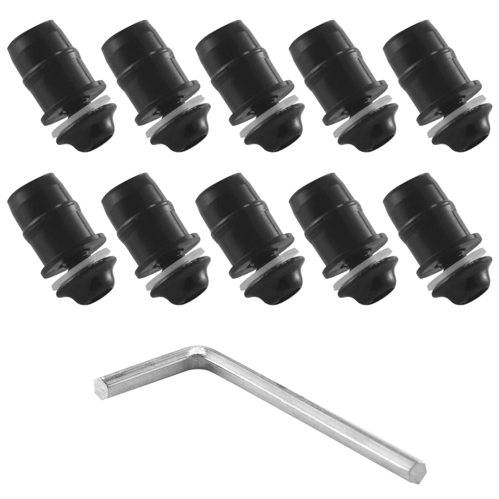 

10Pcs/Set Motorcycle Metric Rubber Nuts Windscreen Fairing Cowl Universal for Windshield Accessories
