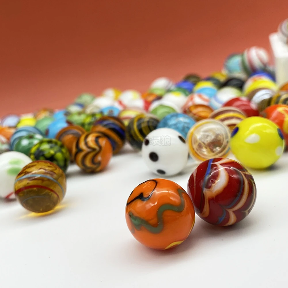 G3 Creative Handmade Glass Marbles Balls Rarity Children Puzzle Game Toys New Year Gifts Kids Home Decor Collection