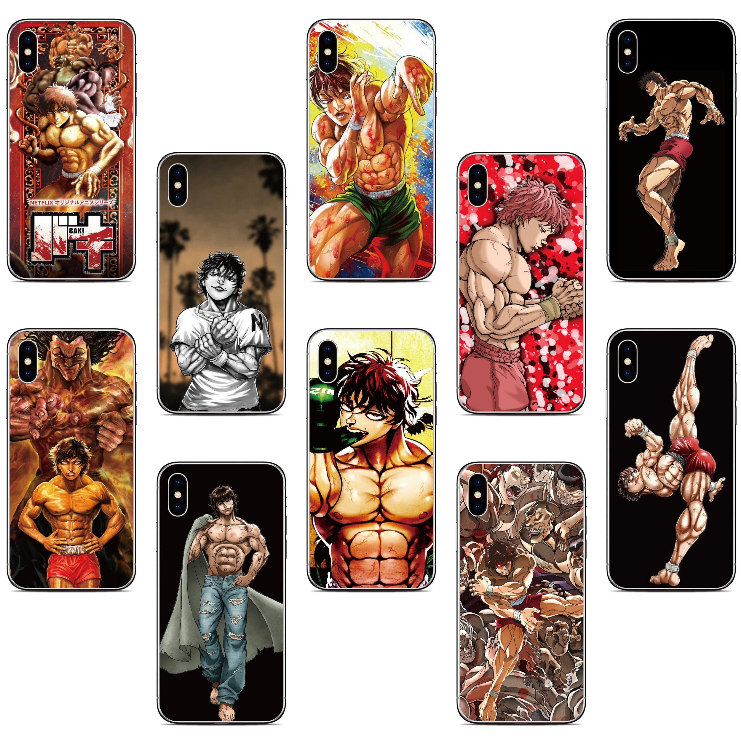 Custodia Per Telefono Anime Baki Per Gigaset Gx6 Gx4 Gs5 Gs4 Gs3 Blu G91 C5 Max View 2 3 Bold N2 F91 Cat S62 Pro S42 S52 S75 5G Cover