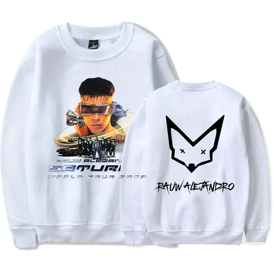 New Rauw Alejandro Saturno World Tour Rapper Daily Winter Unisex Print Casual Funny Long Sleeve Top Shirt Clothes Streetwear