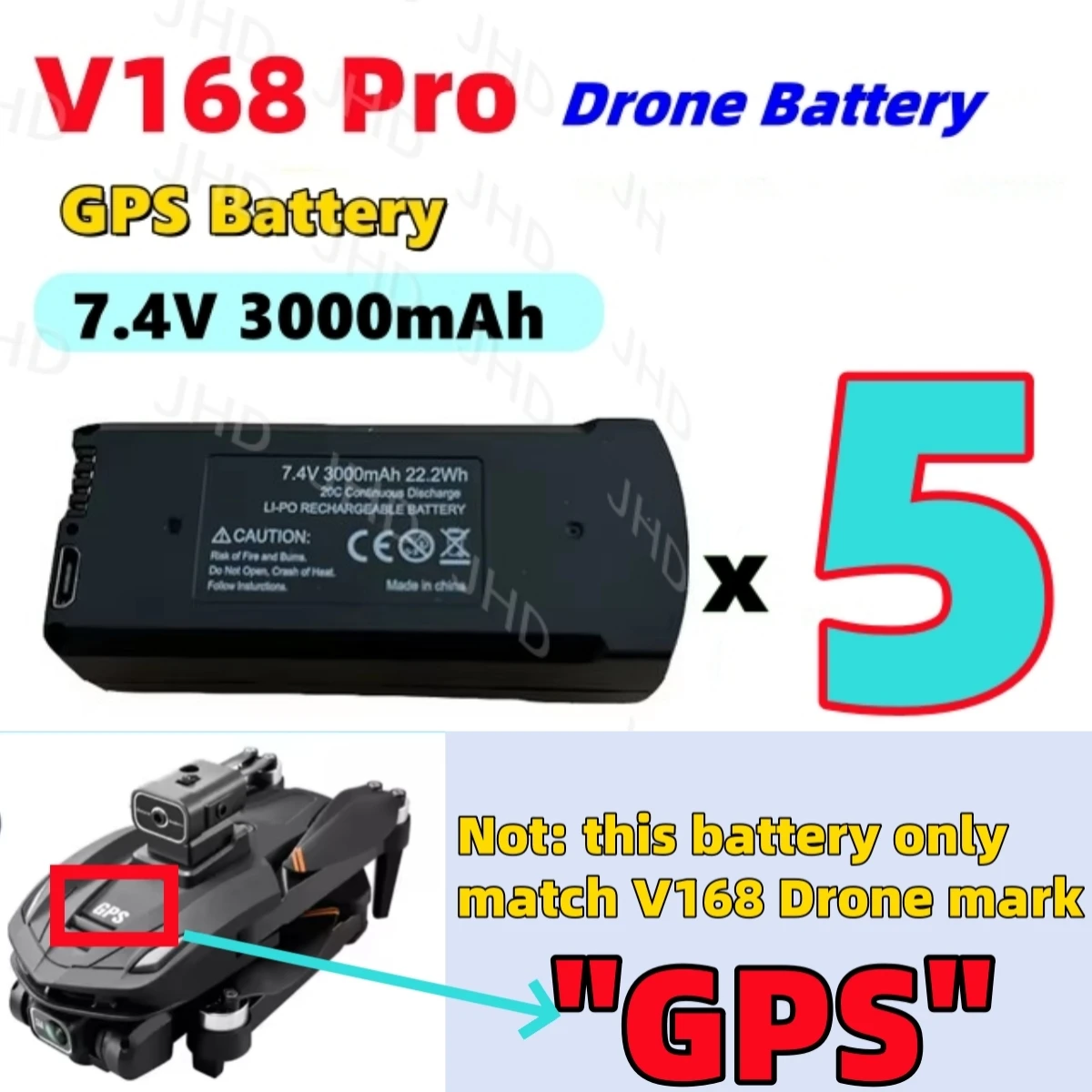 V168 GPS 3000mAh 5B