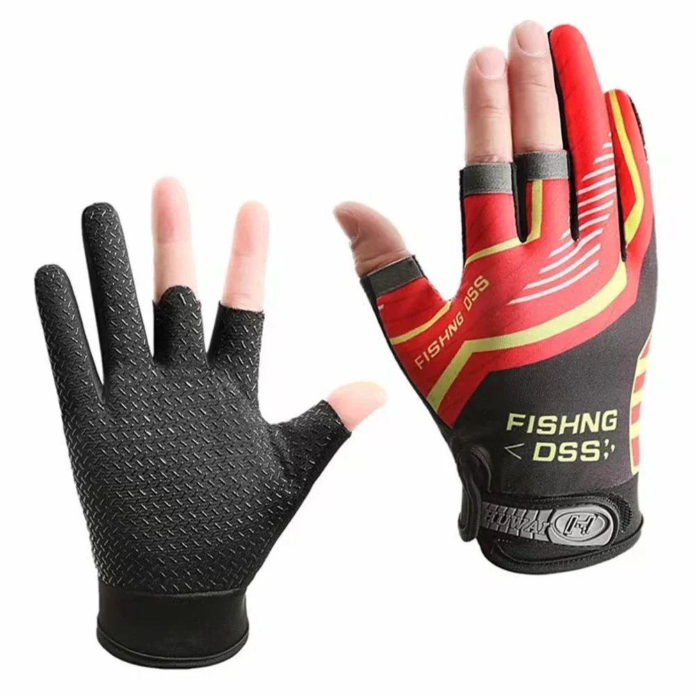Anti-Slip Fishing Gloves Wear-resistant Summer Outdoor Breathable Angling Cycling Sports Gloves Fishing Apparel