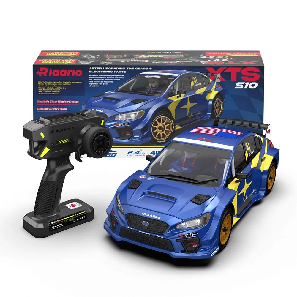Rlaarlo XTS-S10 Voiture RC Rallye 1/10 4WD Sans Balais RTR ou ATR