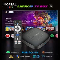 HOT Rockchip RK3518 8GB 128GB Android16.0 LVMAO Smart TV BOX Google Youtube Dual UI Wifi6 BT5.4 8K HDR Mortal T1 Media TV box - Image 2